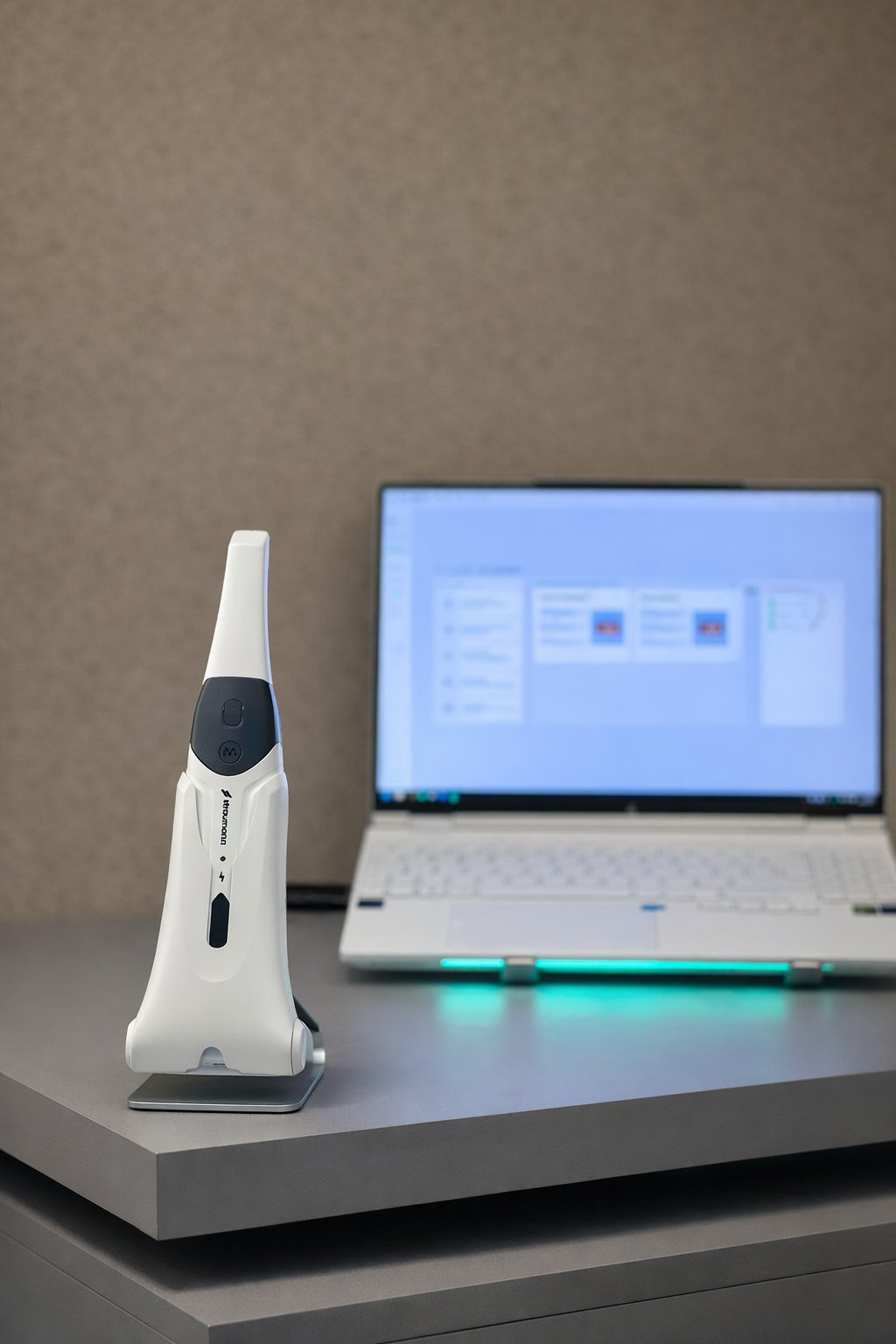 Scanner intraoral digital — planejamento 3D